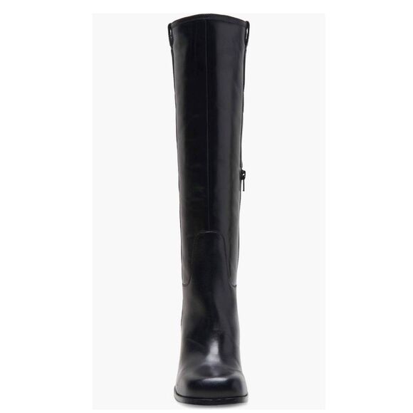 Free People Naomi Tall Leather Boots, Black, New, Size 6.5 - Picture 4 of 9
